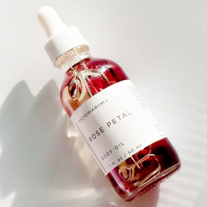 Open image in slideshow, ROSE PETAL BODY OIL
